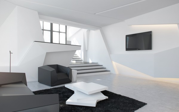 客厅-现代简约风格住宅设计