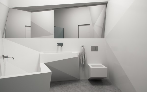浴室-现代简约风格住宅设计